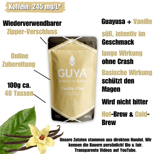 Guayusa Tee – Vanilla-Vibe - GUYA - Guayusa GmbH